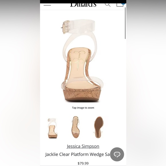 Jessica Simpson High Heels Wedge - Picture 3 of 7